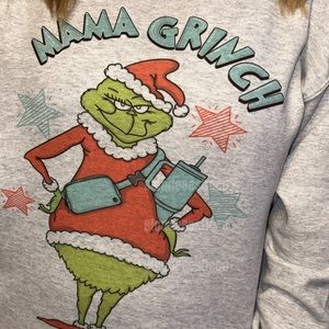 Grinch Sweater, Mama, Grinchmas, Christmas Crewneck, Holiday, Ugly Xmas, Grinchy